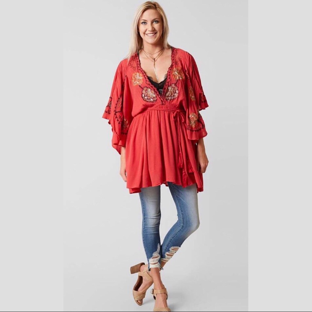 Free People | Cora Embroidered Dress Boho Vibes - Picture 8 of 8